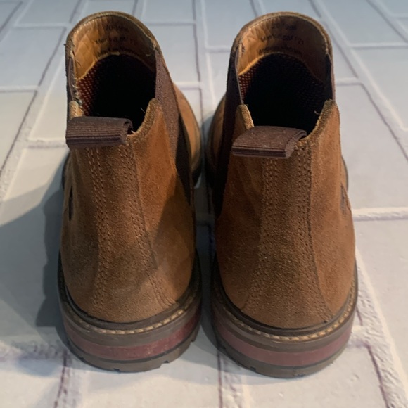 Johnston & Murphy Brown Chukka Boots Suede Casual - Picture 4 of 8